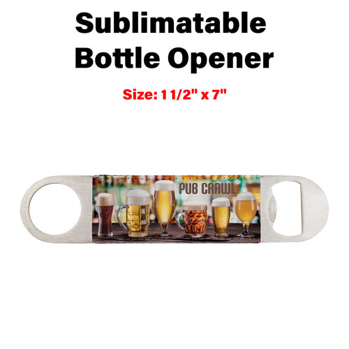 Sublimation Metal Beer Bottle Opener | Coastal Business