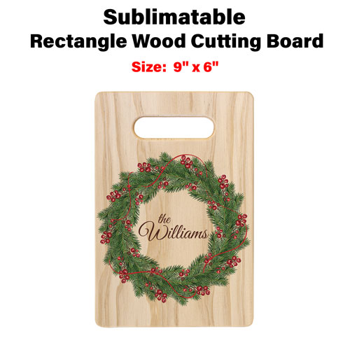 Sublimatable Rectangle Wood Cutting Board