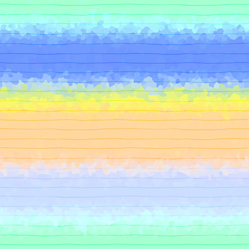 Pastel Blue yellow rainbow HTV or adhesive pattern
