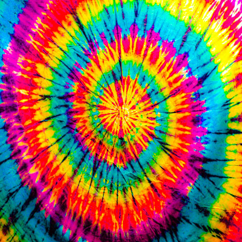 Printed HTV Rainbow Swirl Tie Dye Patterned Heat Transfer Vinyl 9 x 12 sheet