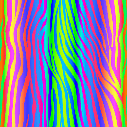 Rainbow zebra HTV or adhesive pattern