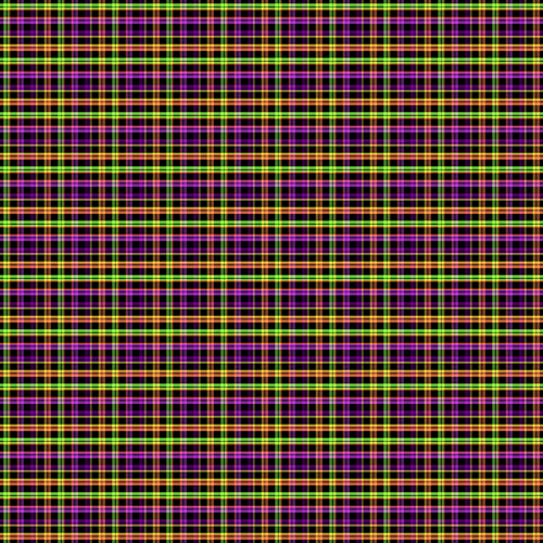 Tartan Plaid Yellow Purple - HTV Pattern