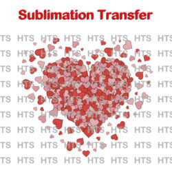 but its valentines day ready to press sublimation iron on transfer