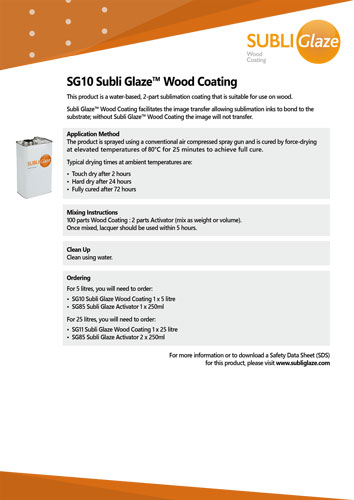 Subli Glaze Translucent White Coating – Sublimation Warehouse