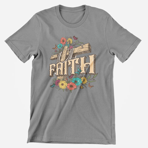 faith floral ready to press Digital DTF Stock Heat Transfer | Heat ...