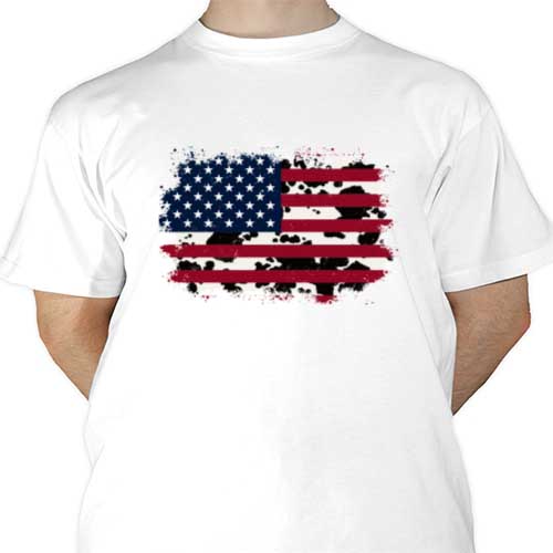 USA Cow Skin Flag Sublimation | Heat Transfer Source