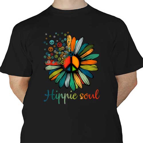 Hippie Sunflower DTF | Heat Transfer Source