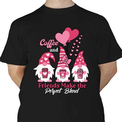 Coffee And Friends DTF | Heat Transfer Source