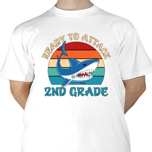 Ready To Attack 2nd Grade Sublimation | Heat Transfer Source