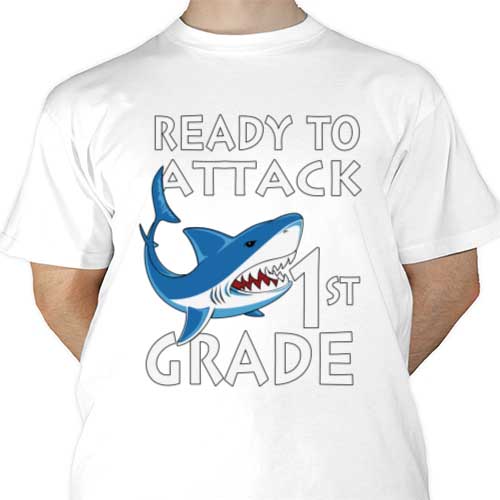 Ready To Attack 1st Grade 01 Sublimation | Heat Transfer Source