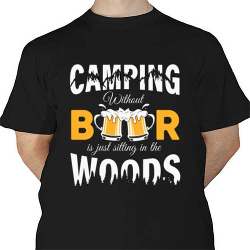 Camping And Beer DTF | Heat Transfer Source