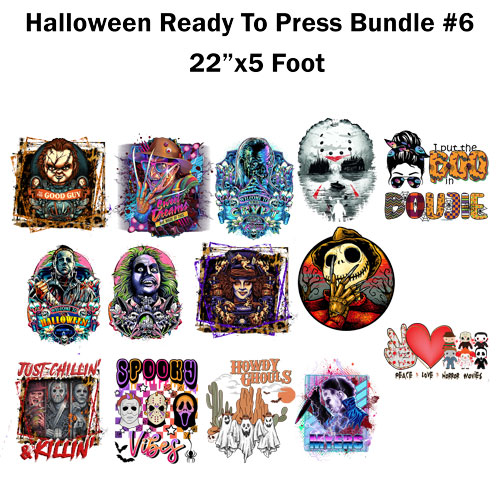 Fall Ready to press transfer Bundle #8 Sublimation or DTF 22x5 foot roll