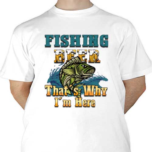 Fishing And Beer Sublimation