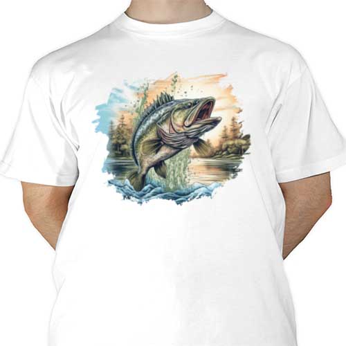Leaping Fish 01 Sublimation | Heat Transfer Source