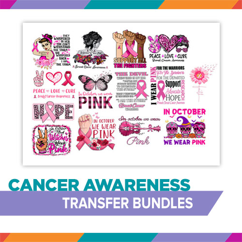 Breast Cancer Awareness Stock Transfer Bundles