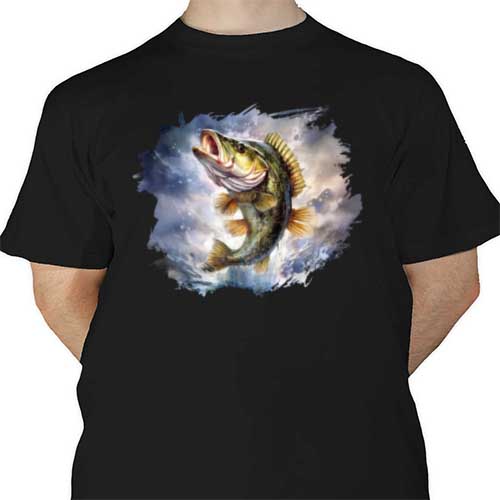 Leaping Fish 03 DTF | Heat Transfer Source
