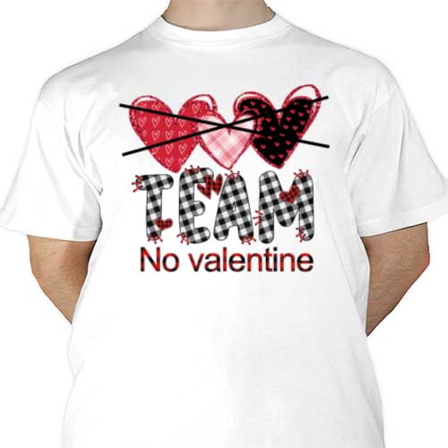 Team No Valentine Sublimation | Heat Transfer Source